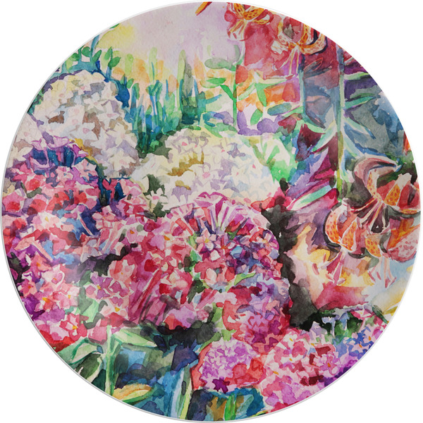Custom Watercolor Floral Melamine Salad Plate - 8"