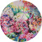Watercolor Floral Melamine Plate 8 inches