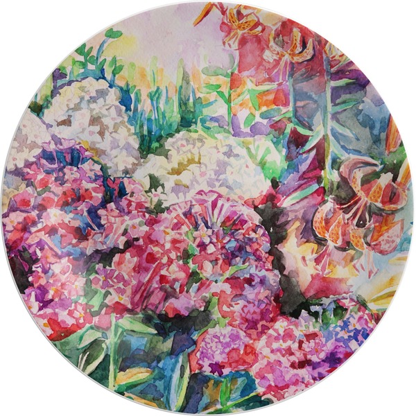 Custom Watercolor Floral Melamine Plate