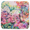 Watercolor Floral Memory Foam Bath Mat 48 X 48