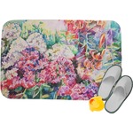 Watercolor Floral Memory Foam Bath Mat - 24"x17"