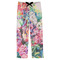 Watercolor Floral Mens Pajama Pants - Flat