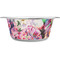 Watercolor Floral Stainless Steel Dog Bowl - Small