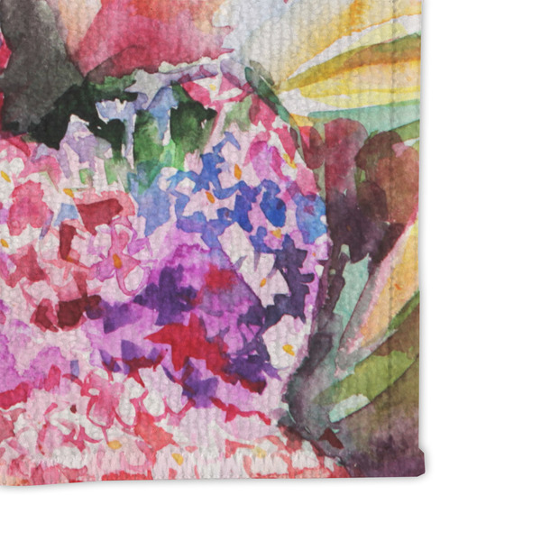 Watercolor Floral Microfiber Dish Rag - DETAIL