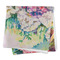 Watercolor Floral Microfiber Dish Rag - FOLDED (square)