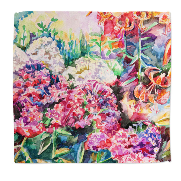 Custom Watercolor Floral Microfiber Dish Rag
