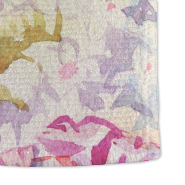 Watercolor Floral Microfiber Dish Towel - DETAIL