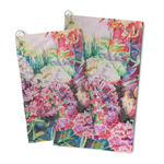 Watercolor Floral Microfiber Golf Towel