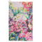 Watercolor Floral Microfiber Golf Towels - FRONT