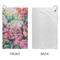 Watercolor Floral Microfiber Golf Towels - Small - APPROVAL