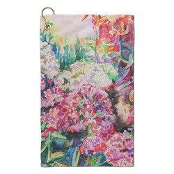 Watercolor Floral Microfiber Golf Towel - Small