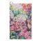 Watercolor Floral Microfiber Golf Towels - Small - FRONT