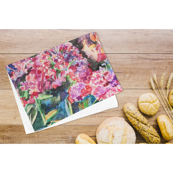 Watercolor Floral Microfiber Kitchen Towel - LIFESTYLE