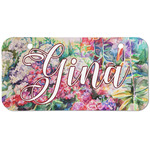 Watercolor Floral Mini/Bicycle License Plate (2 Holes)
