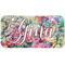 Watercolor Floral Mini Bicycle License Plate - Two Holes