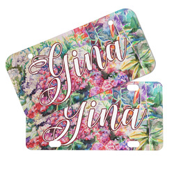Watercolor Floral Mini/Bicycle License Plate