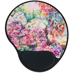 Watercolor Floral Mouse Pad with Wrist Support