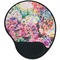 Watercolor Floral Mouse Pad with Wrist Support - Main