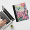 Watercolor Floral Notebook Padfolio - LIFESTYLE (large)