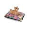 Watercolor Floral Outdoor Dog Beds - Small - IN CONTEXT