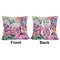 Watercolor Floral Outdoor Pillow - 18x18