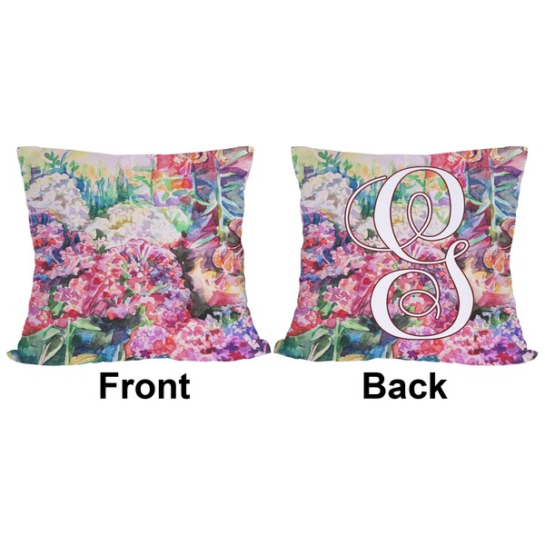 Watercolor Floral Outdoor Pillow - 20x20