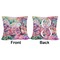 Watercolor Floral Outdoor Pillow - 20x20
