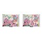Watercolor Floral  Outdoor Rectangular Throw Pillow (Front and Back)