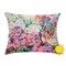 Watercolor Floral Outdoor Throw Pillow (Rectangular - 12x16)