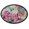 Watercolor Floral Oval Patch