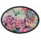 Watercolor Floral Iron On Oval Patch