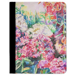 Watercolor Floral Padfolio Clipboard - Large