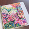 Watercolor Floral Page Dividers - Set of 5 - In Context