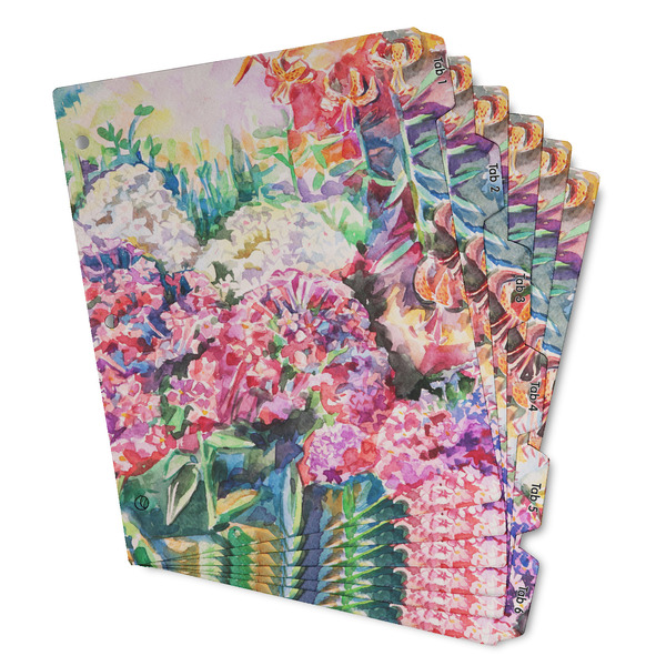 Watercolor Floral Page Dividers - Set of 6 - Main/Front
