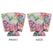Watercolor Floral Party Cup Sleeves - with bottom - APPROVAL