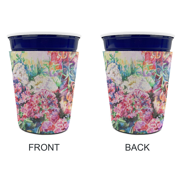 Watercolor Floral Party Cup Sleeves - without bottom - Approval