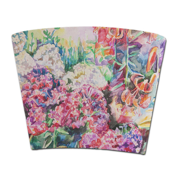 Custom Watercolor Floral Party Cup Sleeve - without bottom