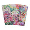 Watercolor Floral Party Cup Sleeves - without bottom - FRONT (flat)