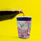 Watercolor Floral Party Cup Sleeves - without bottom - Lifestyle