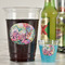 Watercolor Floral Party Cups - 16oz - In Context