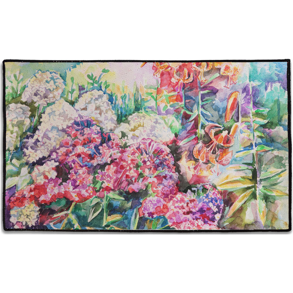 Custom Watercolor Floral Door Mat - 60"x36"