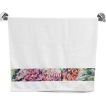 Watercolor Floral Bath Towel