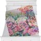 Watercolor Floral Personalized Blanket