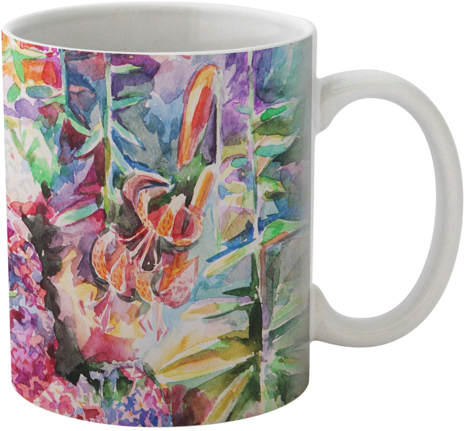 Watercolor Floral Coffee Mug - YouCustomizeIt