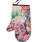 Watercolor Floral Left Oven Mitt