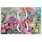 Watercolor Floral Personalized Placemat (Back)