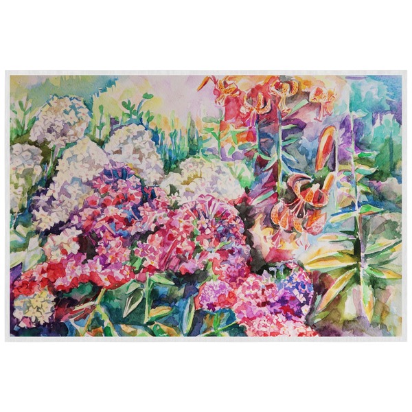 Custom Watercolor Floral Laminated Placemat