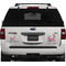 Watercolor Floral Personalized Square Car Magnets on Ford Explorer