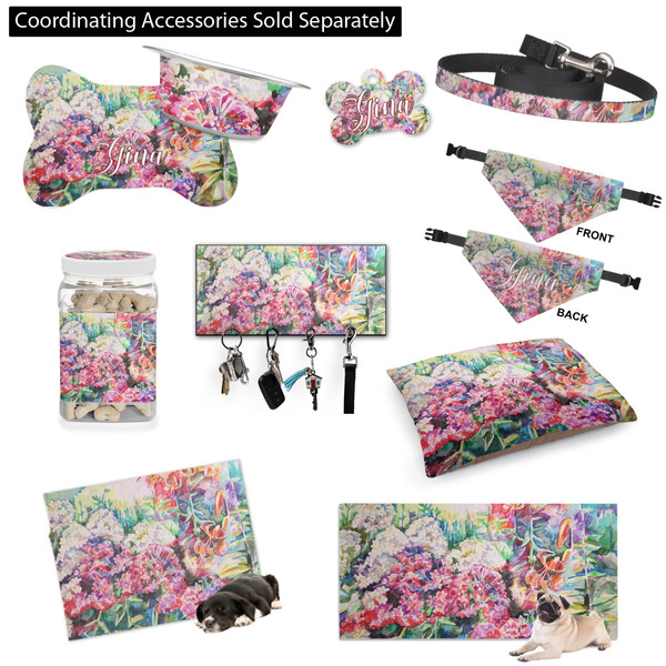 Watercolor Floral Customized Pet Accessories