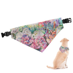 Watercolor Floral Dog Bandana - Medium